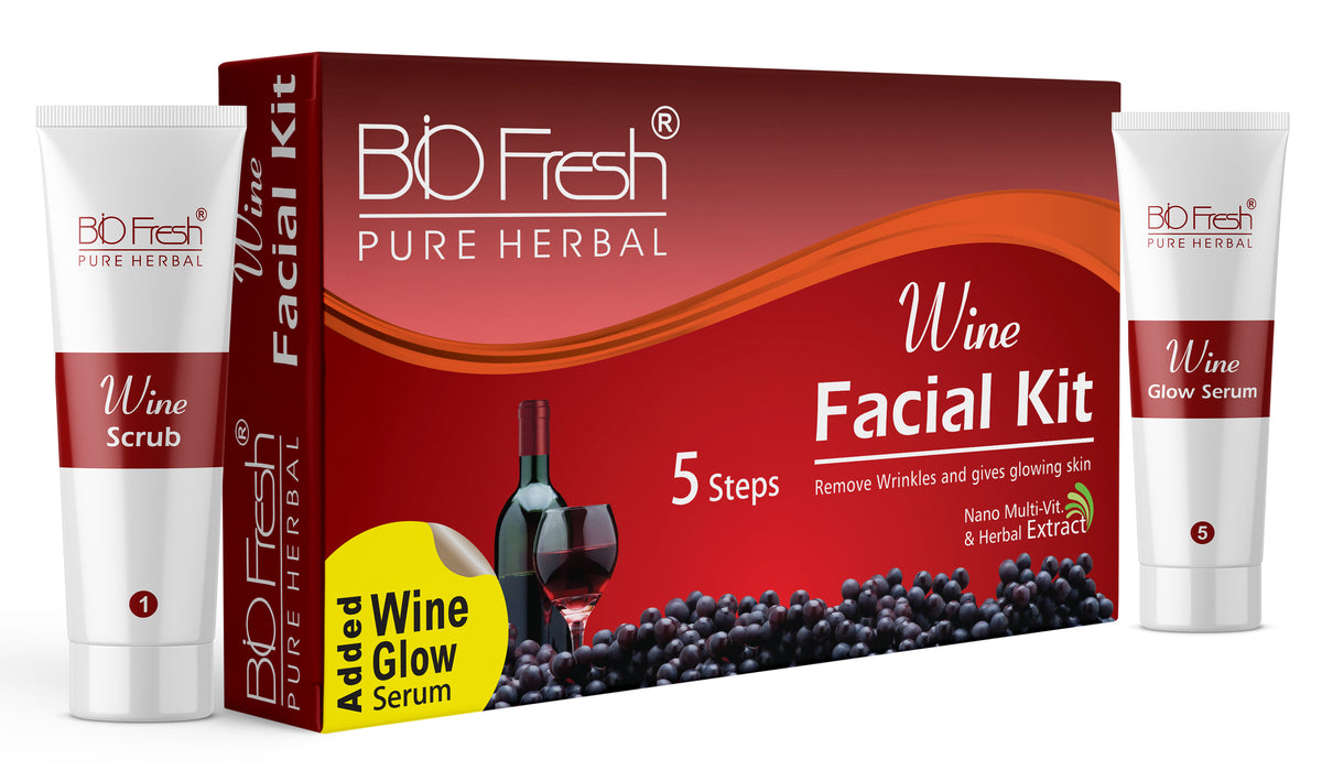 🍷 WINE FACIAL KIT