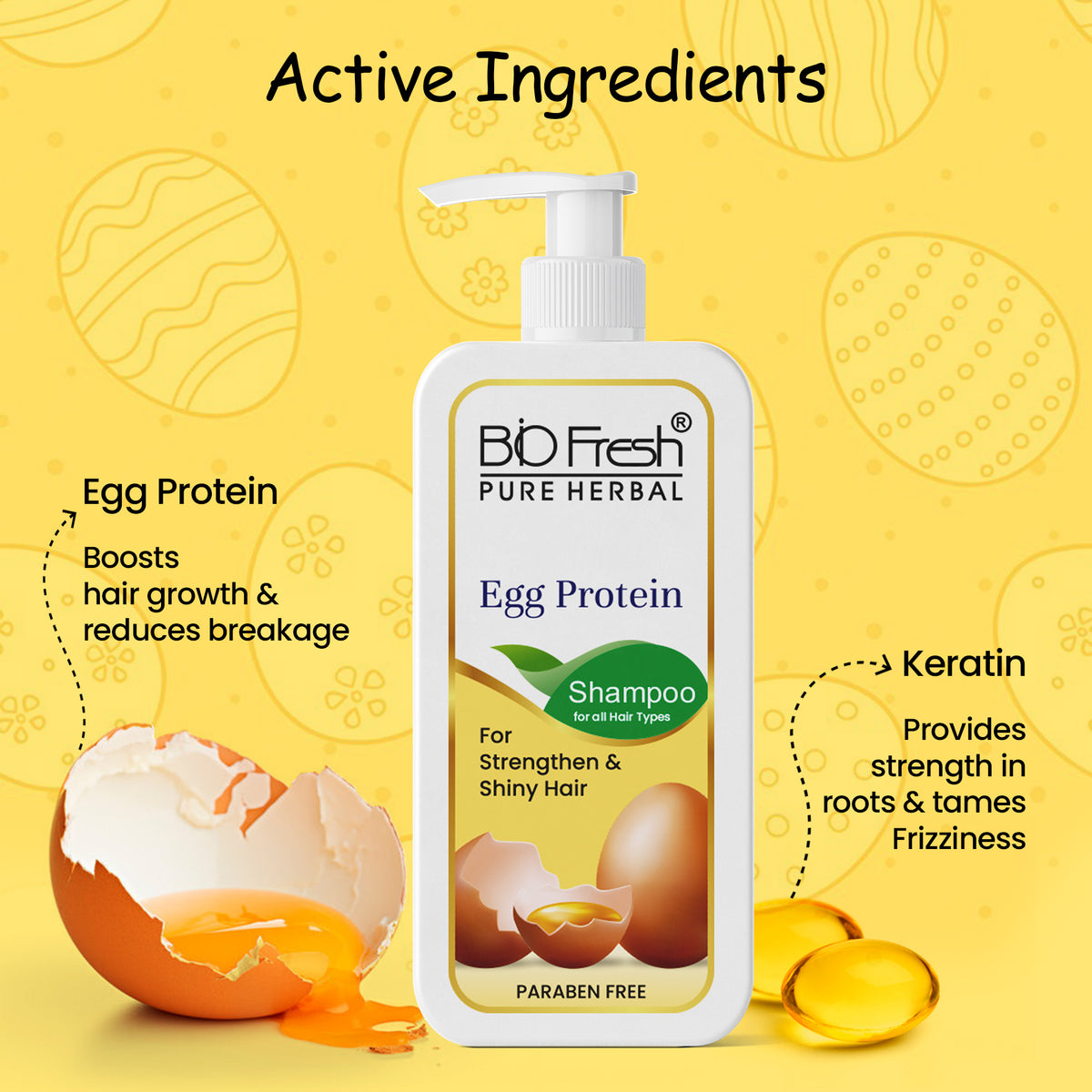 EGG PROTEIN SHAMPOO 🥚✨