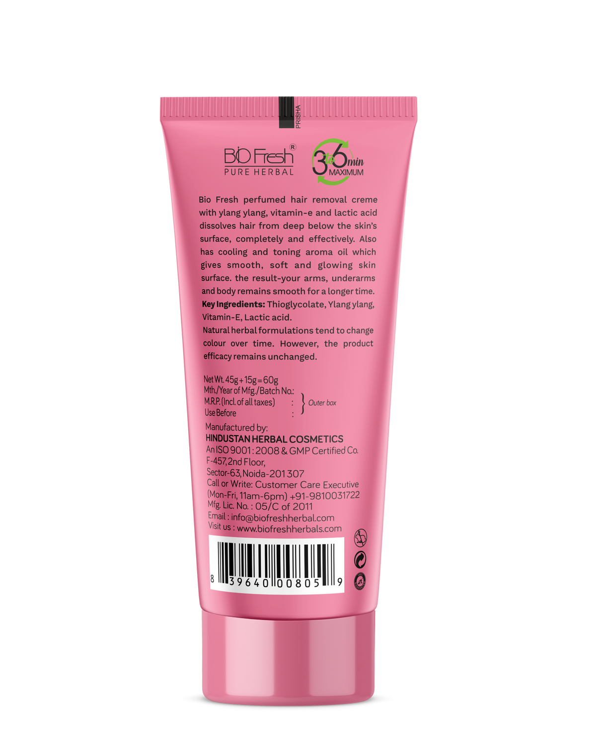 Skin Whitening Hair Removal Cream