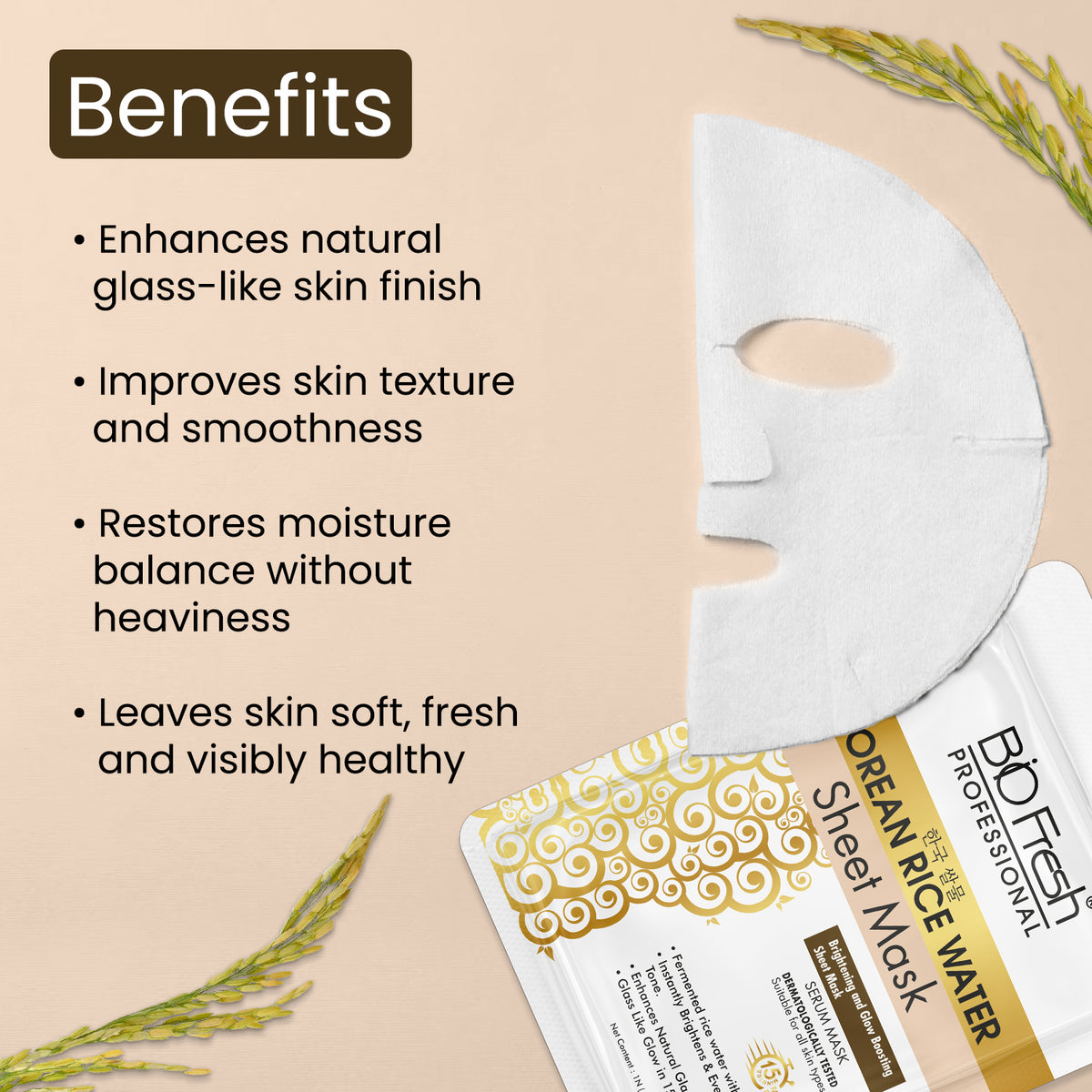 KOREAN SHEET MASK 🌾✨