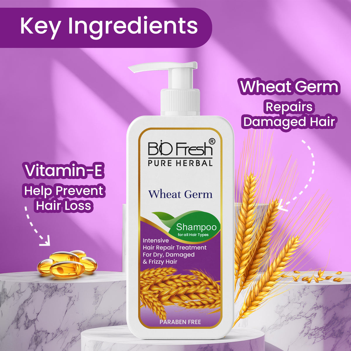 WHEAT GERM SHAMPOO 🌾✨
