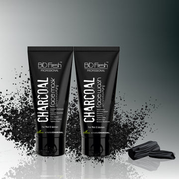 Charcoal Face Mask + Charcoal Face Wash Combo Pack